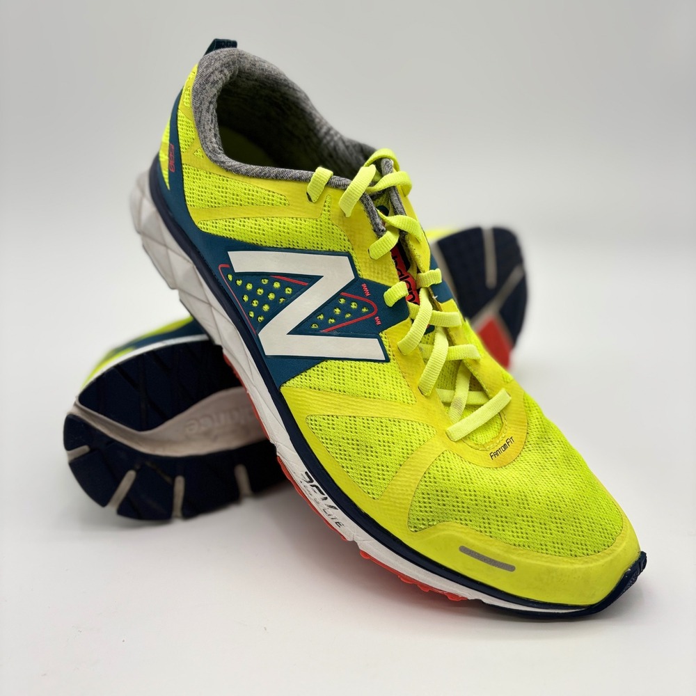 New Balance 1500v1 Neon Yellow Blue Running Shoes‎ Mens 10.5 M1500YO1